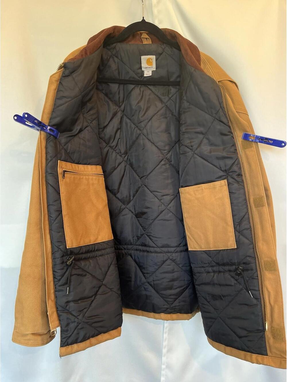 Carhartt Brown Jacket RN# 14806 Men's 2XL Excellent - Picture 9 of 12